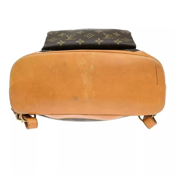 LOUIS VUITTON Montsouris GM Backpack Bag Monogram Leather Brown M51135 22FA118 - Picture 16 of 16